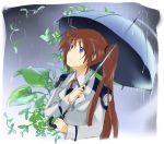  mahou_shoujo_lyrical_nanoha_strikers rain takamachi_nanoha umbrella uniform 