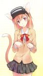  blazer cat_ears head_mounted_display kemonomimi_mode misaka_imouto on_(artist) school_uniform tail to_aru_majutsu_no_index won won_(az_hybrid) 