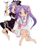 hiiragi_tsukasa lucky_star purple_hair ribbon ribbons transparent_background transparent_png 