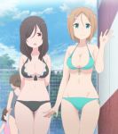  2girls bikini highres multiple_girls osonoi_maiko screencap sunoharasou_no_kanrinin-san swimsuit uchifuji_mea 