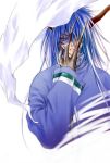  blue_hair houshin_engi long_hair monster spoilers waka_(pixiv118034) youzen 
