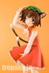 brown_eyes brown_hair cat_ears cat_tail chen earrings figure hat jewelry multiple_tails photo short_hair tail touhou wink 