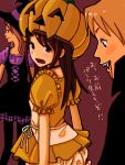  blush brown_hair costume halloween kokudou_juunigou long_hair route_12 vampire 