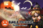  gloves halloween hat jack-o'-lantern jack-o-lantern nanairo_souga original pumpkin witch_hat 