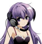  hanyuu headphones highres higurashi_no_naku_koro_ni horns long_hair purple_eyes purple_hair transparent_background transparent_png vector_trace violet_eyes 
