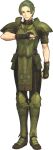  1boy absurdres armor armored_boots boots fingerless_gloves fire_emblem fire_emblem_echoes:_mou_hitori_no_eiyuuou force_(fire_emblem) full_body gloves green_eyes green_hair hidari_(left_side) highres male_focus official_art scan solo transparent_background 