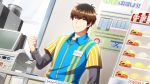  black_eyes brown_hair cashier idolmaster idolmaster_side-m idolmaster_side-m_live_on_stage polo short_hair takajo_kyoji 