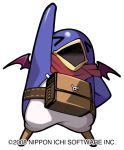  copyright_notice disgaea disgaea_2 disgaea_3 nippon_ichi open_mouth prinny prinny_can_i_really_be_the_hero? scarf wings 