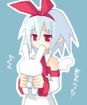  bunny disgaea koto_(colorcube) lowres oekaki original pleinair rabbit red_eyes short_hair stuffed_animal stuffed_toy usagi-san 