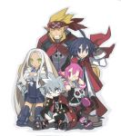  champloo_(disgaea) disgaea disgaea_3 harada_takehito horns makai_senki_disgaea_3 mao_(disgaea) nippon_ichi official_art pink_hair pointy_ears raspberyl sapphire_rhodonite white_hair 