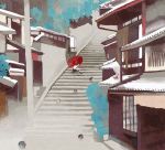  kumaori_jun oriental_umbrella original stairs umbrella 