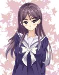  breasts fukiyose_seiri gogochi long_hair purple_eyes purple_hair school_uniform to_aru_majutsu_no_index violet_eyes 
