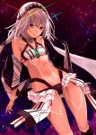  1girl altera_(fate) bangs bare_shoulders black_nails blunt_bangs breasts choker closed_mouth collarbone dark_skin detached_sleeves fate/extella fate/extra fate/grand_order fate_(series) feet_out_of_frame full_body_tattoo headdress highres jewelry legs looking_at_viewer midriff nail_polish navel orqz red_eyes revealing_clothes shiny shiny_skin short_hair showgirl_skirt skirt small_breasts smile socks solo stomach_tattoo tan tattoo thighs veil white_hair 