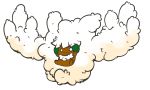  :3 blank_eyes commentary_request creatures_(company) fluffy fluffy_collar fukurou_(owl222) full_body game_freak gen_5_pokemon highres looking_at_viewer nintendo no_humans pokemon reuniclus simple_background smile whimsicott white_background 