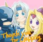  armor blonde_hair blue_eyes cain_highwind cecil_harvey dragoon final_fantasy final_fantasy_iv lowres multiple_boys paladin pontaouka purple_eyes rosa_farrell smile violet_eyes white_hair white_mage 