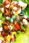  absurdres anise_tatlin creature highres mieu multiple_girls natalia_luzu_kimlasca_lanvaldear scan tales_of_(series) tales_of_the_abyss tear_grants tokunaga 