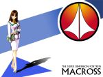  choujikuu_yousai_macross hayase_misa macross military military_uniform the_super_dimension_fortress_macross uniform 