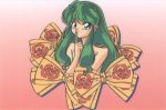  80&#039;s blue_eyes eyeshadow green_hair horns long_hair lum nakajima_atsuko oldschool urusei_yatsura 