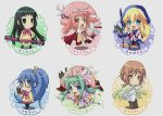  akihime_sumomo aqua_eyes arthur_matsuda bell blonde_hair blue_eyes blue_hair blush book brown_eyes brown_hair cat chibi croix dog dress flower green_eyes green_hair happy hat highres kisaragi_natsume long_hair name_characters nanatsuiro_drops prima_aspallas red_eyes red_hair redhead ribbon ribbons satsuki_julirsia school_uniform serious smile staff translated very_long_hair yaeno_nadeshiko yuki-chan yuuki_nona 