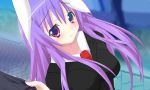  blush bunny_ears long_hair purple_hair rabbit_ears reisen_udongein_inaba tears touhou usagi_geemu 