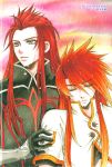  absurdres asch closed_eyes eiki_eiki highres luke_fon_fabre male multiple_boys scan surcoat tales_of_(series) tales_of_the_abyss 