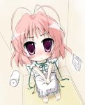  baby_princess chibi fubuki fubuki_(baby_princess) natsuhime_yuran pink_hair sitting toilet toilet_use 