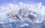  cityscape clouds day floating_city flying langjiao no_humans outdoors pixiv_fantasia pixiv_fantasia_5 scenery sky wallpaper 