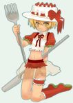  cake dadami food food_as_clothes food_themed_clothes fruit hat ribbon ribbons strawberries strawberry 