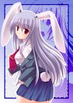  bunny_ears bunny_tail business_suit formal guatemala long_hair necktie purple_hair rabbit_ears red_eyes reisen_udongein_inaba skirt skirt_suit suit tail touhou 