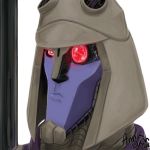  decepticon helmet mecha monocle realistic red_eyes robot transformers transformers_animated 