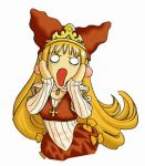  hat kururu_(marl_kingdom) lowres marl_kingdom nippon_ichi o_o parody surprise surprised the_scream 