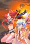  hidena mecha nia_teppelin rifle rikudou_shuusai tengen_toppa_gurren_lagann thighhighs yoko_littner yoko_ritona 