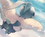  above_clouds altaria blue_sky commentary_request creatures_(company) flying from_behind game_freak gen_3_pokemon manino_(mofuritaionaka) nintendo no_humans outdoors pokemon pokemon_(creature) sky 