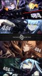  &gt;:) 404_(girls_frontline) 404_logo_(girls_frontline) 4girls absurdres action aiming ammunition_pouch armband artist_logo artist_name assault_rifle bangs beret black_jacket black_legwear blunt_bangs blurry blurry_background blush blush_stickers boots breasts brown_eyes brown_hair bullpup casing_ejection clenched_teeth closed_mouth clothes_writing convenient_leg crossed_bangs dirty eotech explosion eyebrows_visible_through_hair facial_mark fingerless_gloves firing flashbang g11 g11_(girls_frontline) german_flag girls_frontline gloves green_eyes grenade_pin gun h&amp;k_ump h&amp;k_ump45 h&amp;k_ump9 hair_between_eyes hair_ornament hair_over_one_eye hair_ribbon hat heckler_&amp;_koch highres hk416 hk416_(girls_frontline) holding holding_gun holding_weapon hood hood_down hooded_jacket jacket knee_pads knees_together_feet_apart laser_sight leg_strap light long_hair looking_at_viewer magazine_(weapon) mahousho medium_breasts mud multiple_girls muzzle_flash one_eye_closed one_side_up open_clothes open_mouth plaid plaid_skirt pouch rain ribbon rifle scar scar_across_eye scarf scarf_on_head scope shell_casing shirt shorts shoulder_cutout side_ponytail sidelocks silver_hair single_legging sitting skirt smoke smoke_grenade submachine_gun suppressor sweatdrop teardrop teeth twintails ump45_(girls_frontline) ump9_(girls_frontline) very_long_hair water weapon wet yellow_eyes 