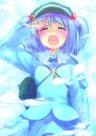  bag blue_hair hat kawashiro_nitori key short_hair tears touhou twintails uduki_(pixiv) yukine_(wista) 
