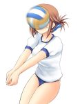  failure gym_uniform hair_ornament hairclip in_the_face komaki_manaka to_heart_2 volleyball you're_doing_it_wrong zekkyon 