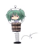  216_(artist) bad_id bucket chibi girl_in_bucket in_bucket in_container kisume lowres spring spring_(object) springs touhou 