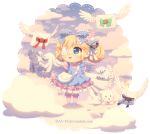  /\/\/\ 1girl :d animal artist_name bag bell bird_wings blonde_hair blue_bow blue_eyes blue_footwear borrowed_character bow cat chibi clouds commission cutesu_(cutesuu) dav-19 double_bun dress envelope eyepatch frilled_bow frilled_dress frilled_sleeves frills full_body hair_bow heart jingle_bell kneehighs layered_dress letter lolita_fashion long_sleeves looking_away medical_eyepatch open_mouth original pink_legwear sky sleeves_past_wrists smile solo standing striped striped_bow transparent_background watermark web_address white_cat white_wings wide_sleeves wings 