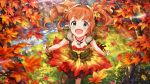  autumn blush dress green_eyes hqppy idolmaster idolmaster_million_live! idolmaster_million_live!_theater_days long_hair orange_hair takatsuki_yayoi twintails 