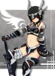  crost helm helmet kurosuto lucent_heart midriff sword weapon 