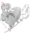  bow broom cat ghibli hair_bow jiji_(character) kiki kiki&#039;s_delivery_service majo_no_takkyuubin studio_ghibli 