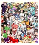  &gt;_&lt; 5boys 6+girls :3 :d :o absurdres ada_(sennen_sensou_aigis) aigis_(sennen_sensou_aigis) animal_ears anna_(sennen_sensou_aigis) aqua_hair beard bella_(sennen_sensou_aigis) black_hair blonde_hair blue_eyes blue_hair blush brown_eyes brown_hair carrie_(sennen_sensou_aigis) cat_ears character_request copyright_name dark_skin dark_skinned_male eden_(sennen_sensou_aigis) emperor_(sennen_sensou_aigis) everyone eyepatch facial_hair facing_away green_eyes green_hair grey_hair grin hashim_(sennen_sensou_aigis) highres horns iiris_(sennen_sensou_aigis) jerome_(sennen_sensou_aigis) katie_(sennen_sensou_aigis) kibahime koko_(hm142533) kurissa_(sennen_sensou_aigis) light_brown_hair long_hair looking_at_viewer maurette_(sennen_sensou_aigis) multiple_boys multiple_girls mustache oni_horns open_mouth pink_eyes pink_hair poking prince_(sennen_sensou_aigis) purple_hair rean_(sennen_sensou_aigis) red_eyes red_headband redhead sennen_sensou_aigis short_hair side_ponytail silver_hair smile standing stuffed_animal stuffed_toy sybilla teddy_bear twintails white_hair 