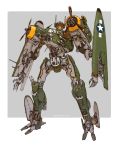  autobot b-25_mitchell commentary emerson_tung english_commentary gun highres jetfire machine_gun machinery mecha propeller radio_antenna redesign robot roundel science_fiction signature transformers turret weapon 