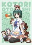  amami_haruka antenna_hair brown_eyes chibi everyone futami_ami futami_mami green_hair hagiwara_yukiho headset hoshii_miki idolmaster kikuchi_makoto kisaragi_chihaya kneeling minase_iori minigirl miura_azusa otonashi_kotori plaid plaid_skirt rough_time_school short_hair skirt takatsuki_yayoi tartan tears thigh-highs thighhighs twintails zettai_ryouiki 