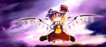  chipika closed_eyes flandre_scarlet hat highres touhou widescreen wings 