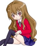  lowres panties pantyshot solo thigh-highs thighhighs toradora! underwear 