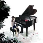  flower grand_piano instrument nagita original piano piano_bench shorts 
