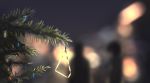 blurry blurry_background christmas christmas_lights christmas_ornaments christmas_tree commentary_request depth_of_field highres silhouette tacshojosora tree 