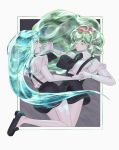  2others androgynous aqua_eyes aqua_hair bangs blue_eyes blue_hair blunt_bangs crystal_hair dancing elbow_gloves eyebrows_visible_through_hair gem_uniform_(houseki_no_kuni) gloves green_eyes green_hair hand_holding hemimorphite_(houseki_no_kuni) houseki_no_kuni jtmpadn long_hair looking_at_another multicolored_hair multiple_others necktie smile suspenders watermelon_tourmaline_(houseki_no_kuni) 