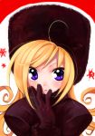  blue_eyes fur fur_hat galaxy_express_999 ginga_tetsudou_999 gloves hat maetel 